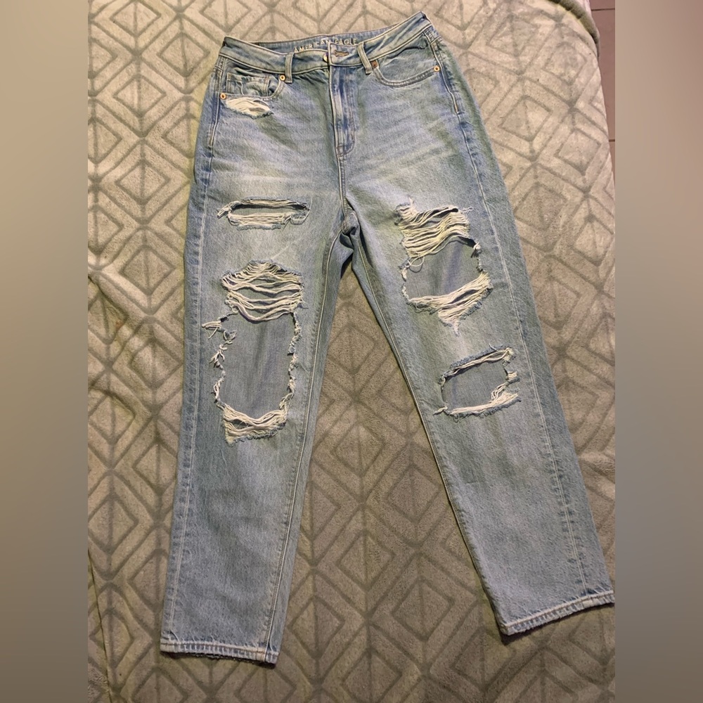 High rise mom jeans